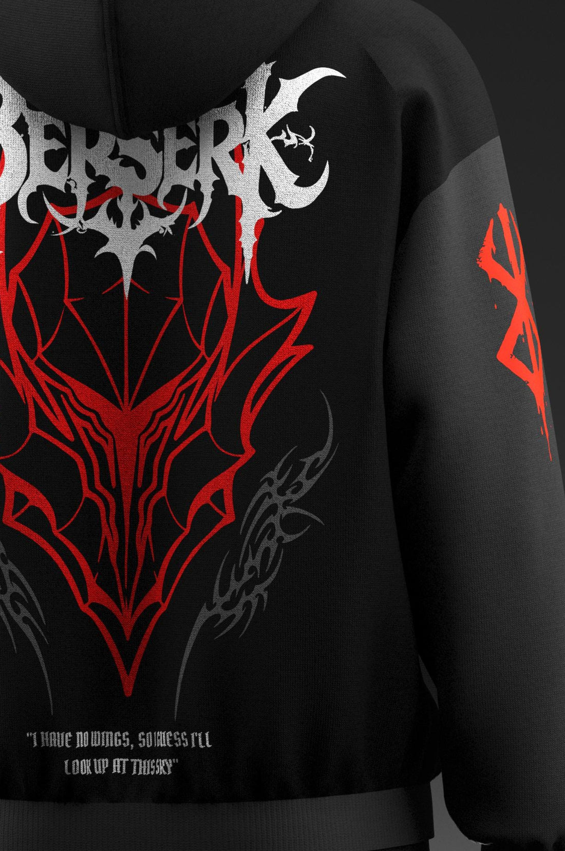 Berserk Armor // Screen & Puff // 350 GSM Cotton Fleece Hoodie