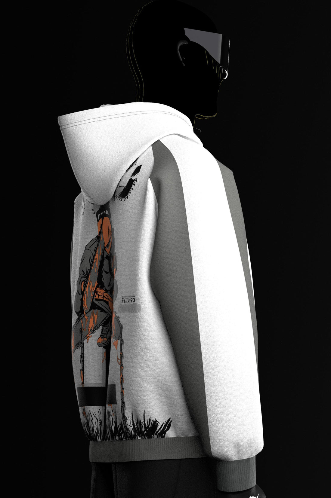 Chainsaw // Screen & Puff // 350 GSM Cotton Hoodie