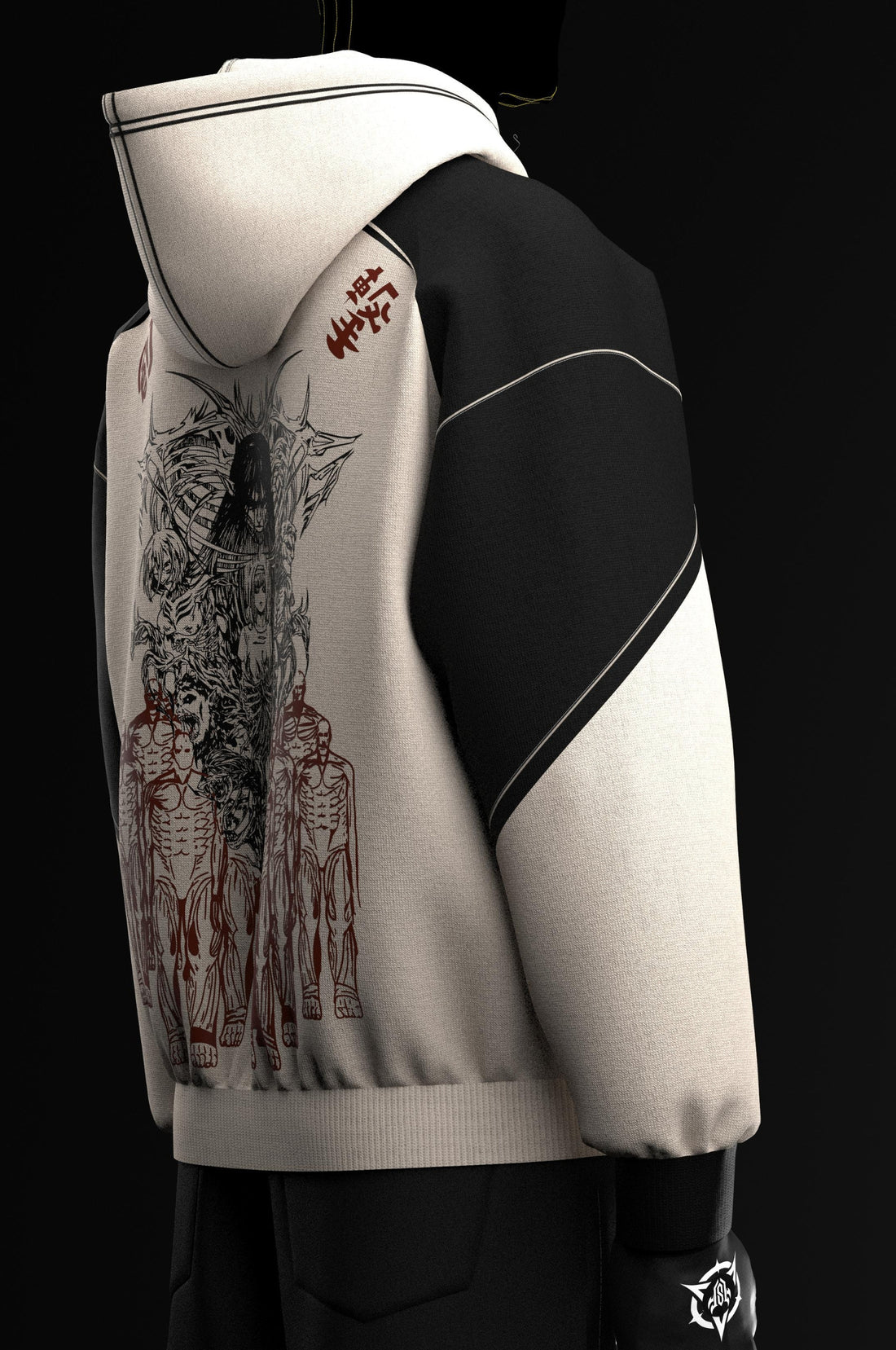 Freedom & Peace // Screen & Puff // 350 GSM Cotton Fleece Hoodie