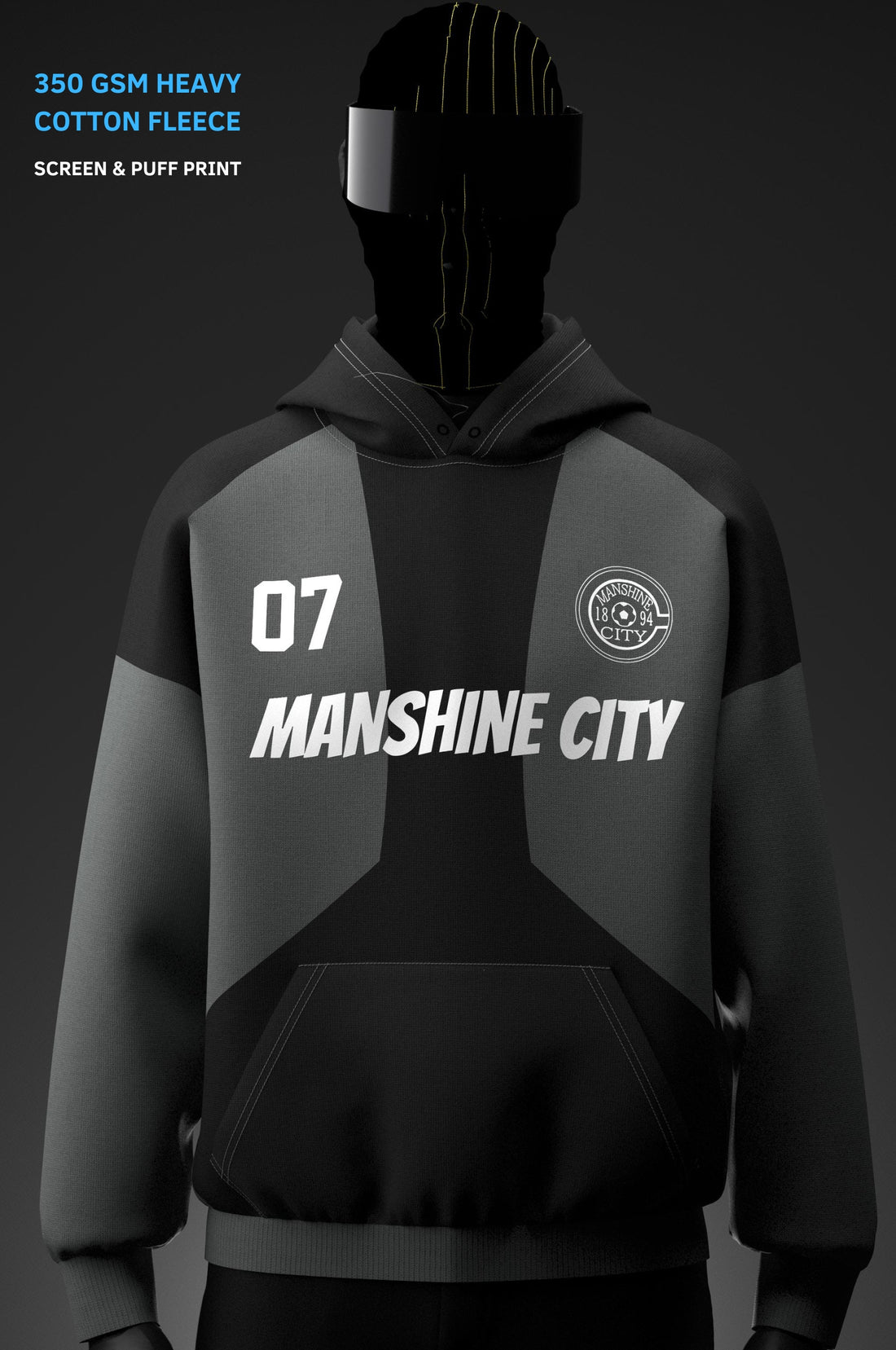 Nagi Seishiro // Screen // 350 GSM Cotton Fleece Hoodie