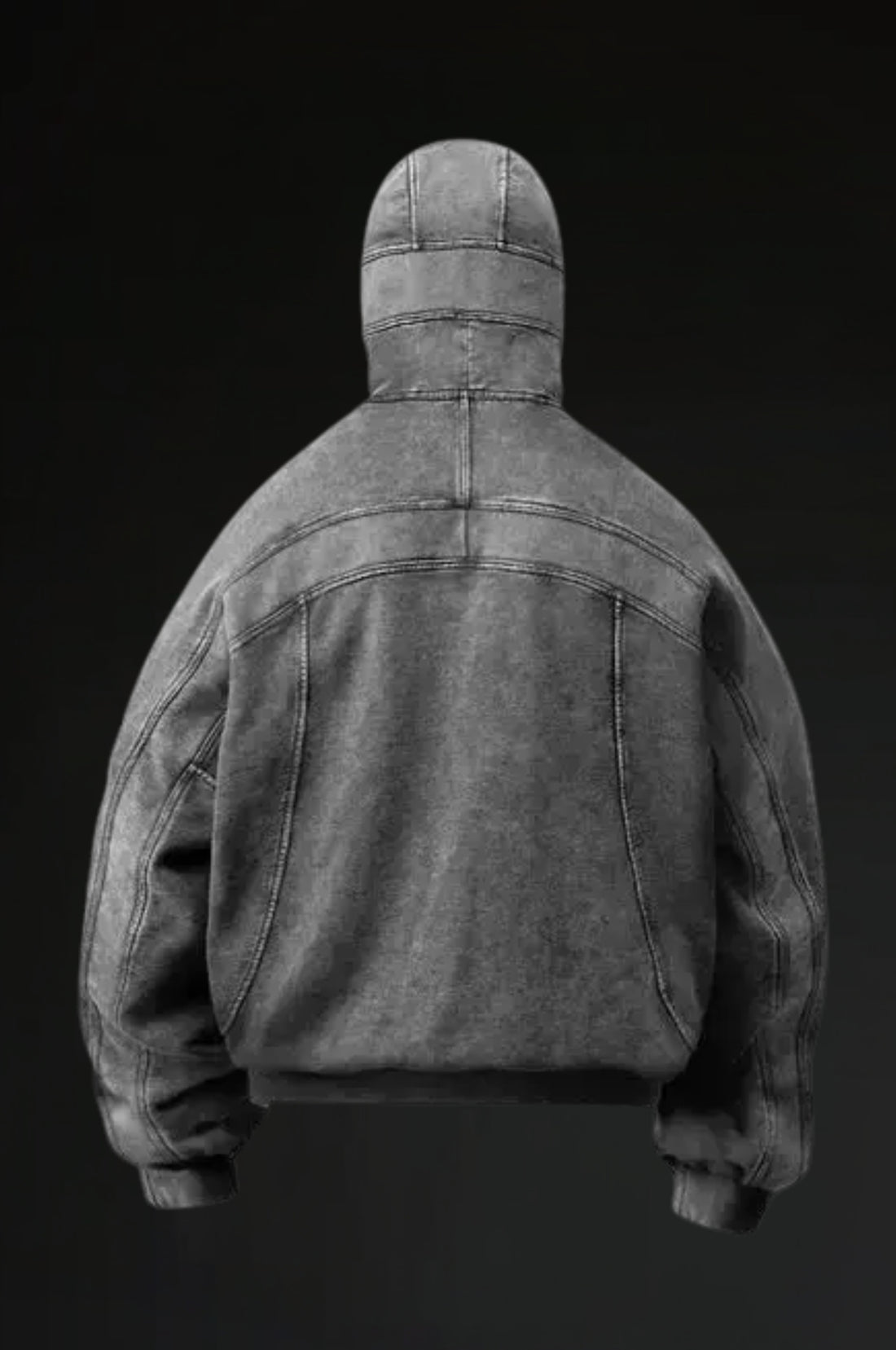 Balaclava Stealth Hoodie // 380 GSM Vintage Washed