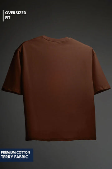 Plain Brown Oversized Tshirt