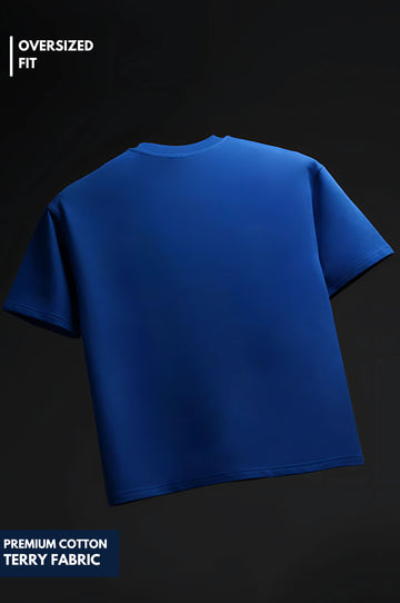 Plain Royal Blue Oversized Tshirt