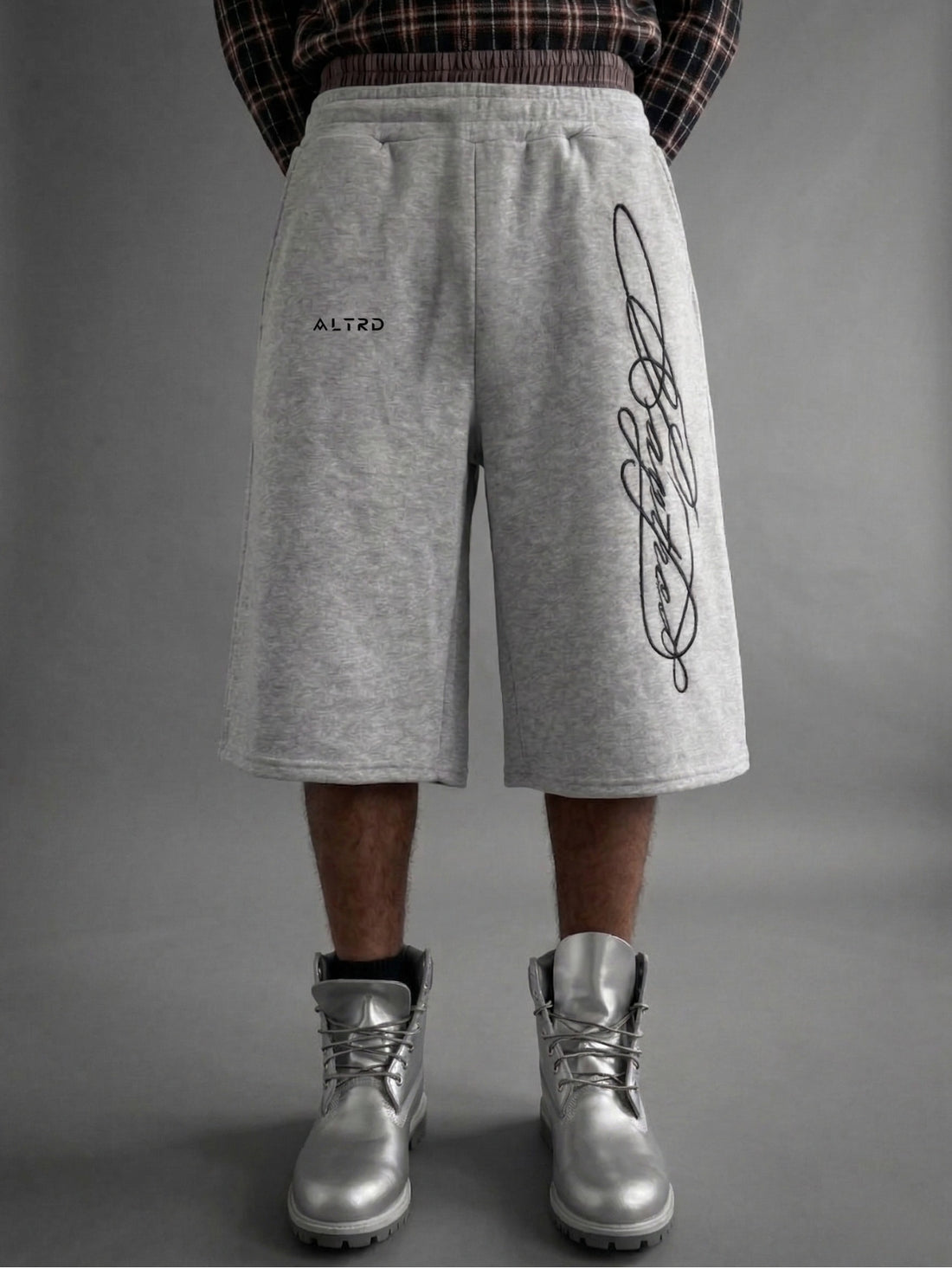 PARADOX GREY SWEAT JORTS