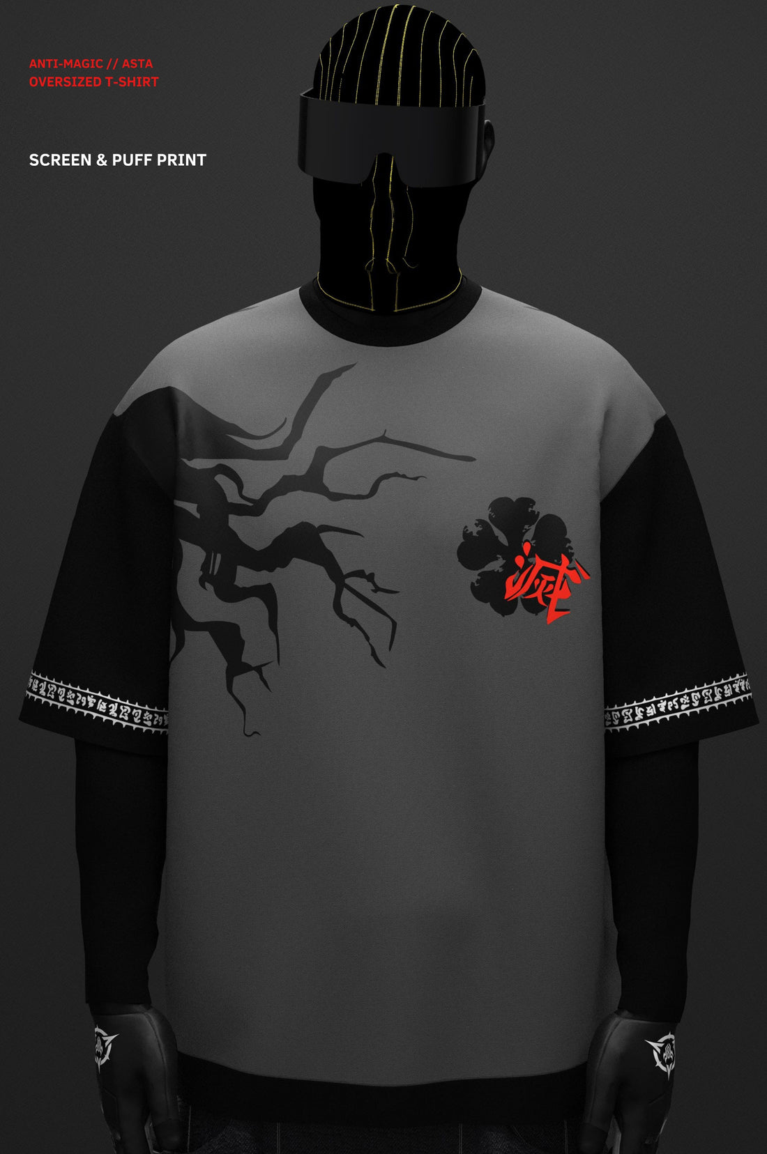 Anti-Magic // Asta // Screen & Puff Oversized T-shirt