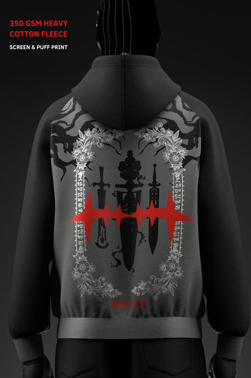 Anti Magic // Screen & Puff // 350 GSM Cotton Hoodie