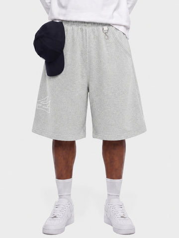 GREY TRIPLET SHORTS 350 GSM (PRE-LAUNCH)