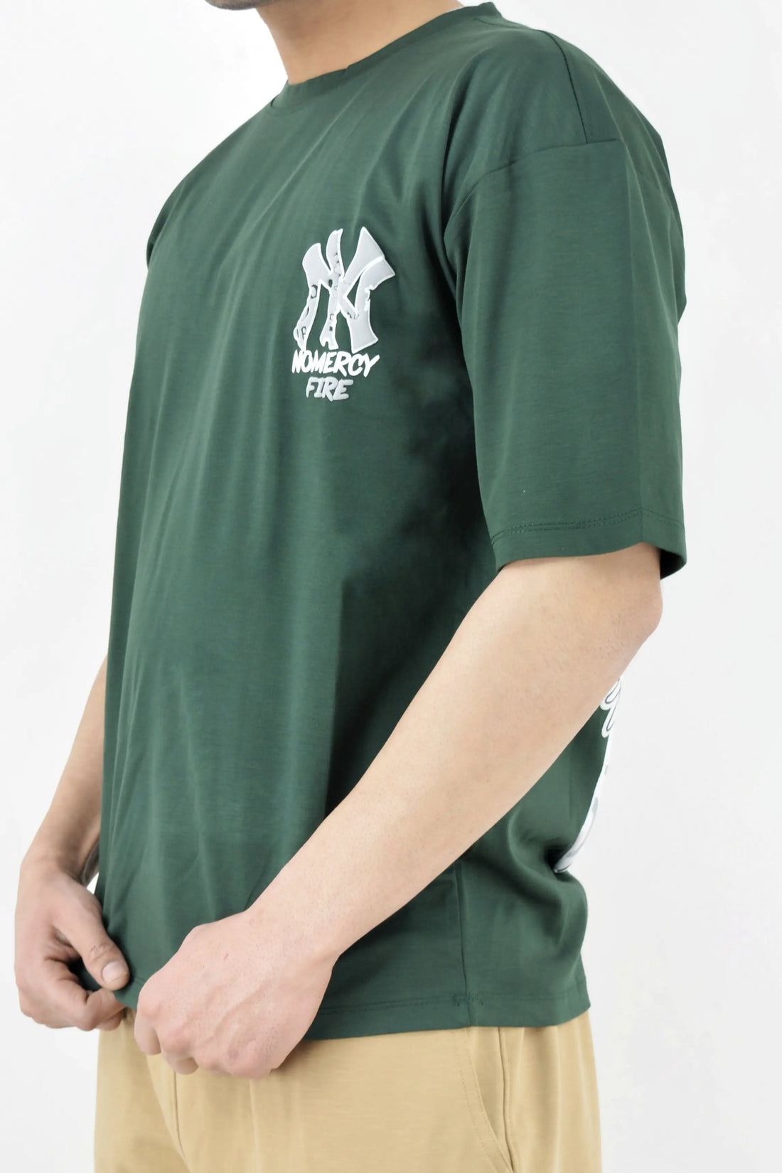 NY No Mercy Green Premium Oversized 220GSM Tshirt