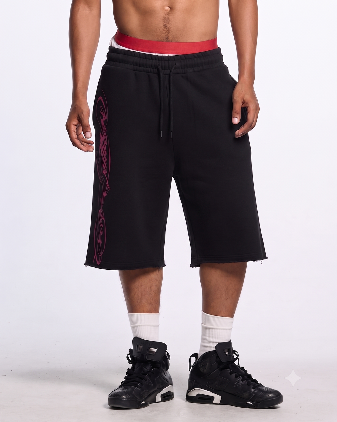 SCRIPT SWEAT JORTS (PRE-LAUNCH)