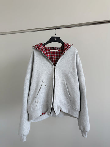 CREST REVERSIBLE ZIPPER HOODIE
